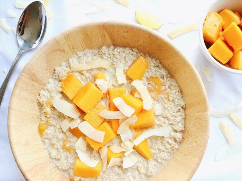 Tropical Bliss Oats from Mantras and Mangoes.