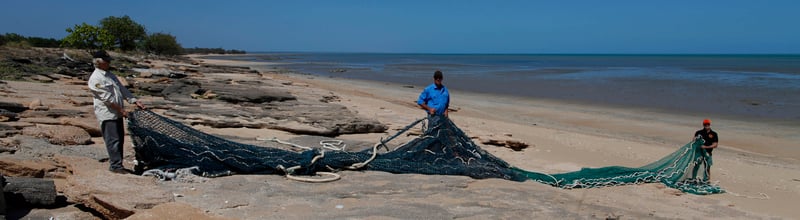 Ghost fishing nets entangling the Gulf of Carpentaria