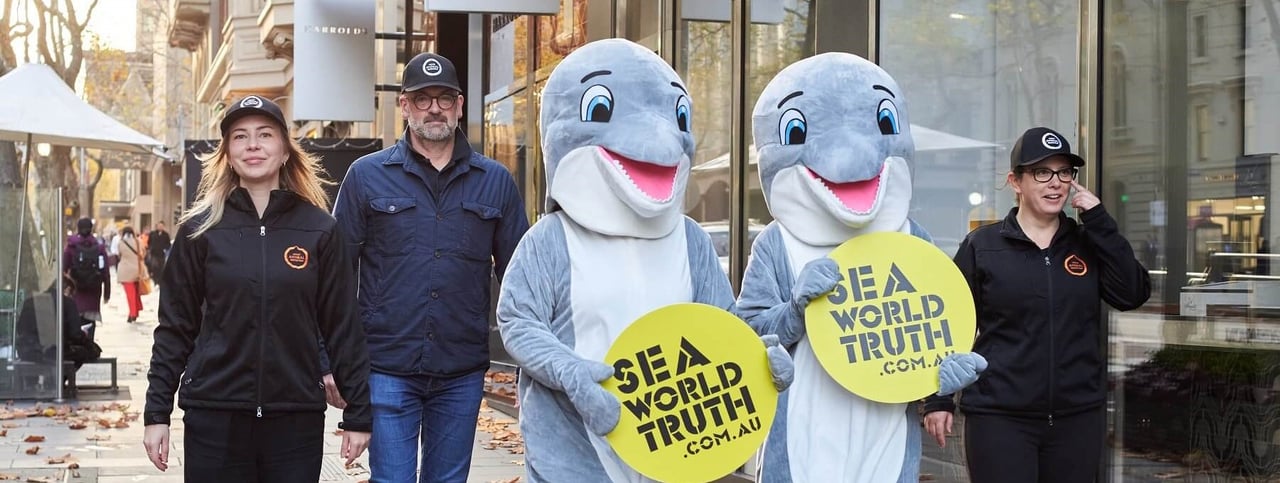 Australia staff at Seaworld event