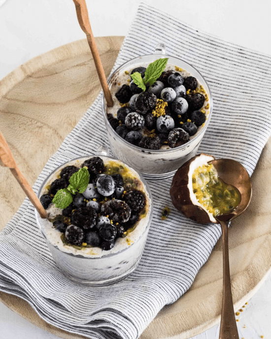 Chia pudding from Simply Healthy Vegan blog.