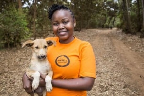 Africa animal protection team member