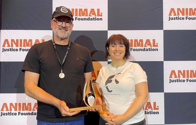 World Animal Protection award for Effective International Advocacy at the 2026 Animal Justice Awards