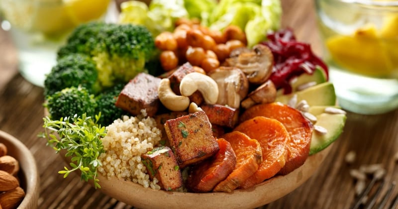 More plant based food and fewer animal protein