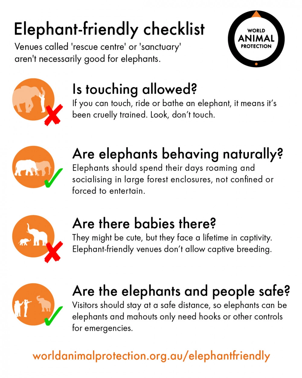 Elephant friendly tips