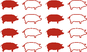Pig icons